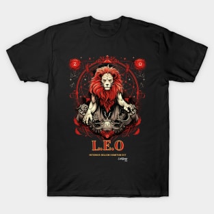 Dark Zodiac Leo: Taming the Inner Roar T-Shirt